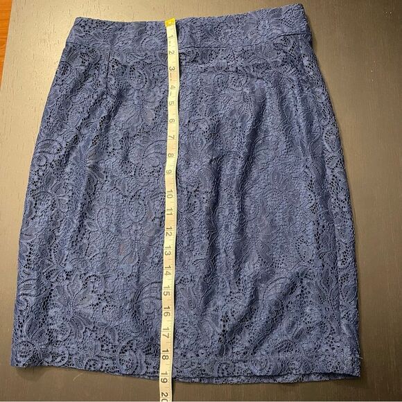 SugarLips Blue Lace Mini Pencil Skirt Women’s Size S - Picture 4 of 5